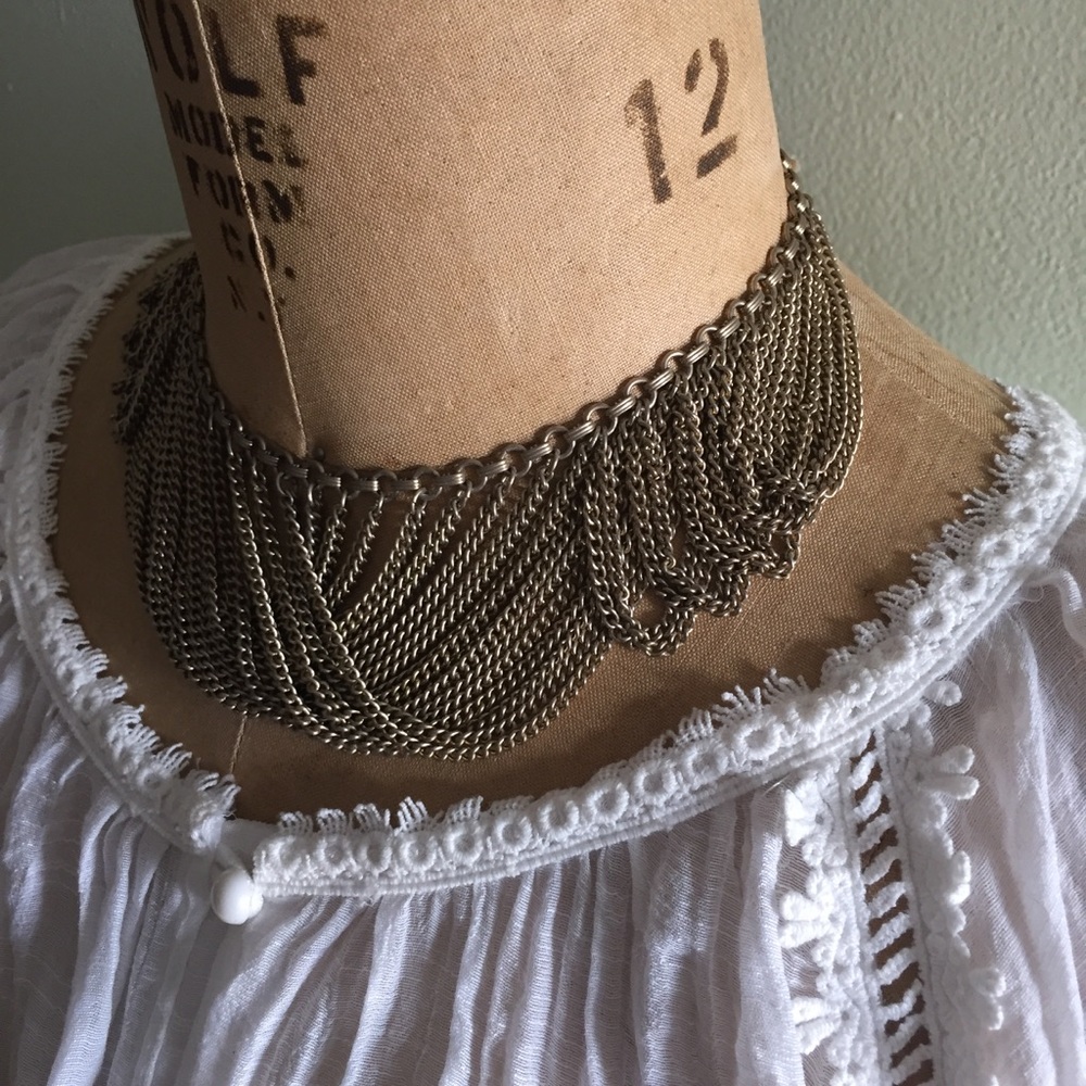 Vintage Drape Chain Necklace